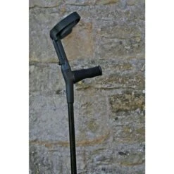 Cool Crutches Black Height-Adjustable Crutches (Pair) -Rehabilitation Exercise Equipment 4 cool crutches black height adjustable crutches pair