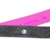 FlipBelt Sports Headband For Men And Women (Heather Grey/Pink)