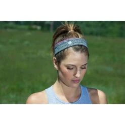 FlipBelt Sports Headband For Men And Women (Heather Grey/Pink) 5 FlipBelt Sports Headband For Men And Women (Heather Grey/Pink) -Rehabilitation Exercise Equipment Immaya sports headband heathergrey pink 12