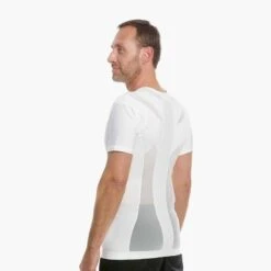 Active Posture Men's Posture Shirt (White) -Rehabilitation Exercise Equipment active posture mens posture shirt white2