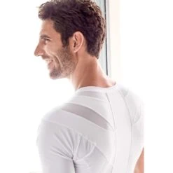 Active Posture Men's Posture Shirt (White) -Rehabilitation Exercise Equipment active posture mens posture shirt white4