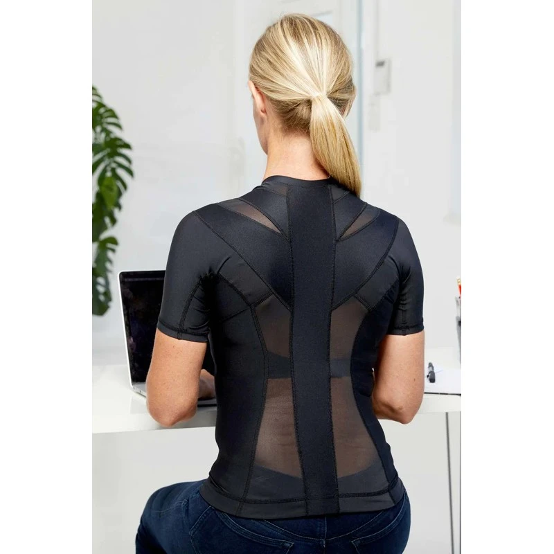 Active Posture Women's Posture Shirt (Black) 4 Active Posture Women's Posture Shirt (Black) - Image 4