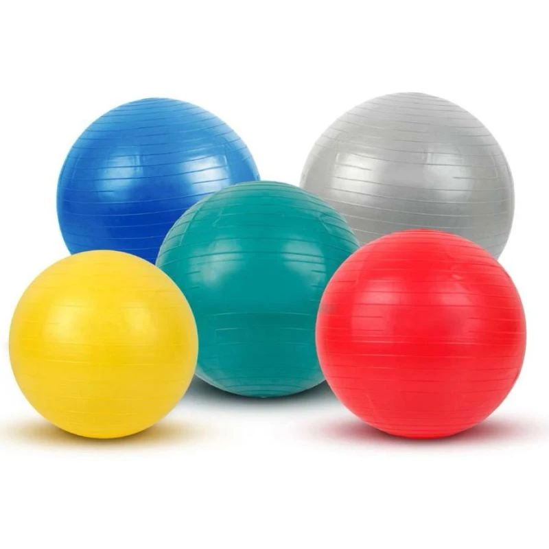 Anti-Burst Exercise Therapy Ball 85cm Silver 1 Anti-Burst Exercise Therapy Ball 85cm Silver