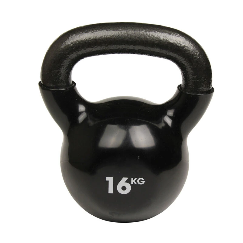 Fitness-Mad Black 16kg Kettlebell 1 Fitness-Mad Black 16kg Kettlebell