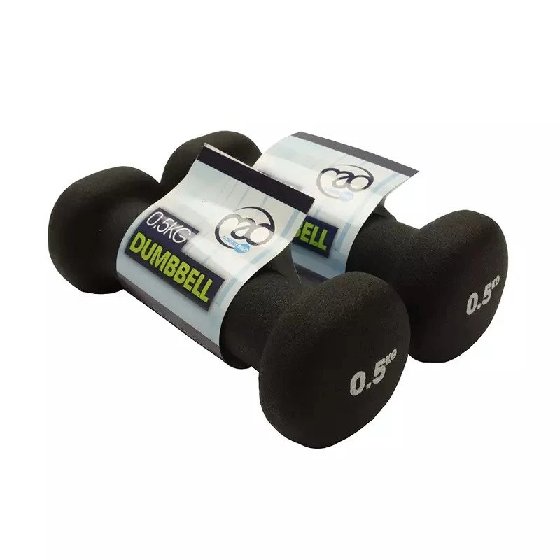 Fitness-Mad Black Neoprene 0.5kg Dumbbells (Pair) 1 Fitness-Mad Black Neoprene 0.5kg Dumbbells (Pair)