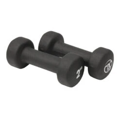 Fitness-Mad Black Neoprene 2kg Dumbbells (Pair) 6 Fitness-Mad Black Neoprene 2kg Dumbbells (Pair) -Rehabilitation Exercise Equipment black neoprene dumbbells pair 2kg 12