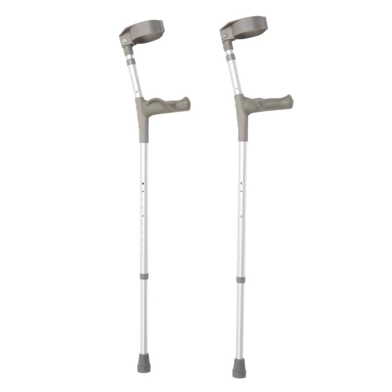 Drive Medical Aluminium Forearm Crutches With Anatomical Grips 1 Drive Medical Aluminium Forearm Crutches With Anatomical Grips