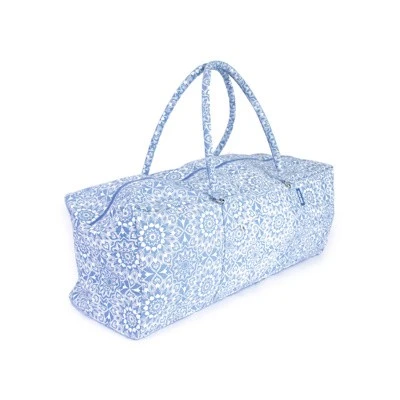 Fitness-Mad Fitness Mad Light Blue Mandala Print Yoga & Pilates Kit Bag 2 Fitness-Mad Fitness Mad Light Blue Mandala Print Yoga & Pilates Kit Bag - Image 2