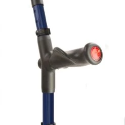 Flexyfoot Comfort Grip Double Adjustable Blue Crutch For The Left Hand -Rehabilitation Exercise Equipment flexyfoot comfort grip double adjustable blue crutch for the left hand main two3