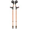 Flexyfoot Comfort Grip Double Adjustable Orange Crutches (Pair)