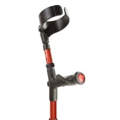 Flexyfoot Comfort Grip Double Adjustable Red Crutch For The Left Hand 6 Flexyfoot Comfort Grip Double Adjustable Red Crutch For The Left Hand -Rehabilitation Exercise Equipment flexyfoot comfort grip double adjustable red crutch for the left hand main022