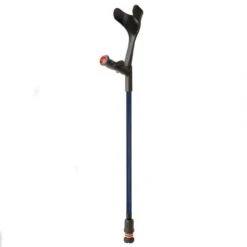 Flexyfoot Comfort Grip Open Cuff Blue Crutch For The Right Hand
