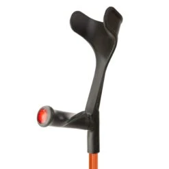 Rehabilitation Exercise Equipment -Rehabilitation Exercise Equipment flexyfoot comfort grip open cuff orange crutch for the right hand main top1