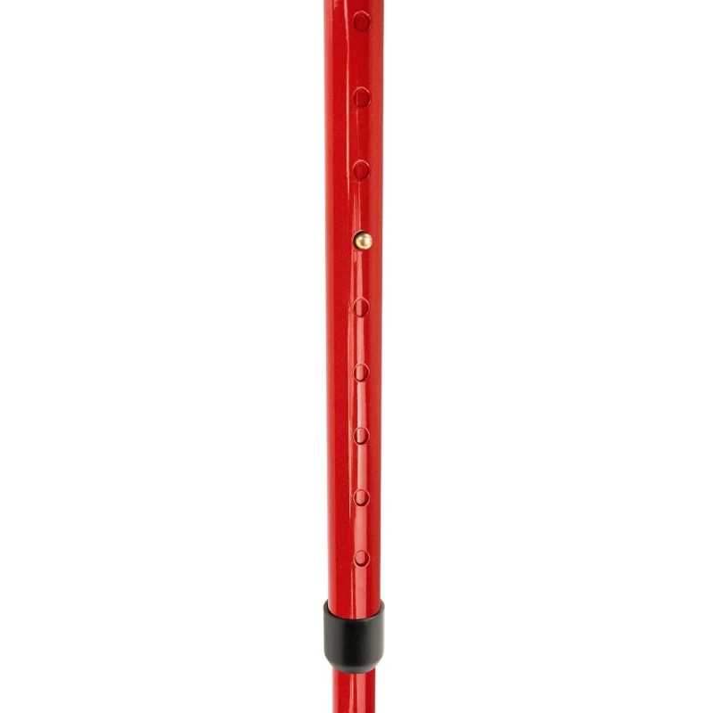 Flexyfoot Comfort Grip Open Cuff Red Crutch For The Right Hand 3 Flexyfoot Comfort Grip Open Cuff Red Crutch For The Right Hand - Image 3