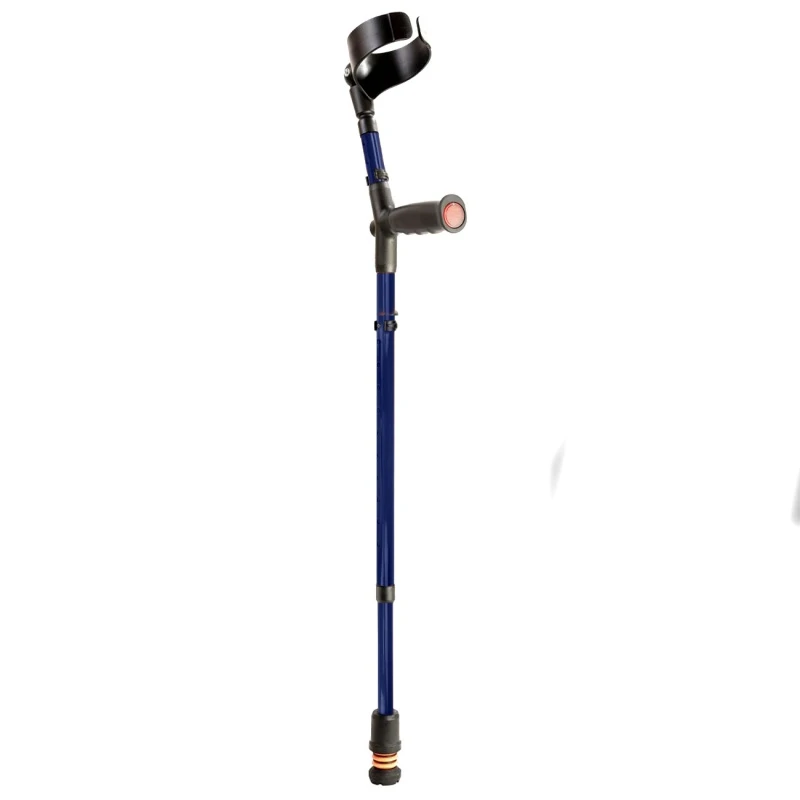 Flexyfoot Standard Soft Grip Handle Closed Cuff Blue Crutch 1 Flexyfoot Standard Soft Grip Handle Closed Cuff Blue Crutch