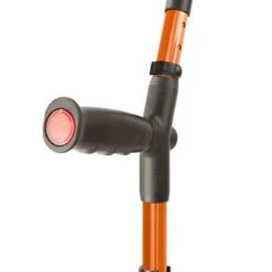 Flexyfoot Standard Soft Grip Handle Closed Cuff Orange Crutch -Rehabilitation Exercise Equipment flexyfoot standard soft grip handle closed cuff orange crutch main2