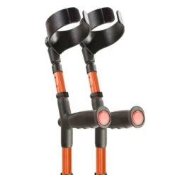 Flexyfoot Standard Soft Grip Handle Closed Cuff Orange Crutches (Pair) 6 Flexyfoot Standard Soft Grip Handle Closed Cuff Orange Crutches (Pair) -Rehabilitation Exercise Equipment flexyfoot standard soft grip handle closed cuff orange crutches pair main2