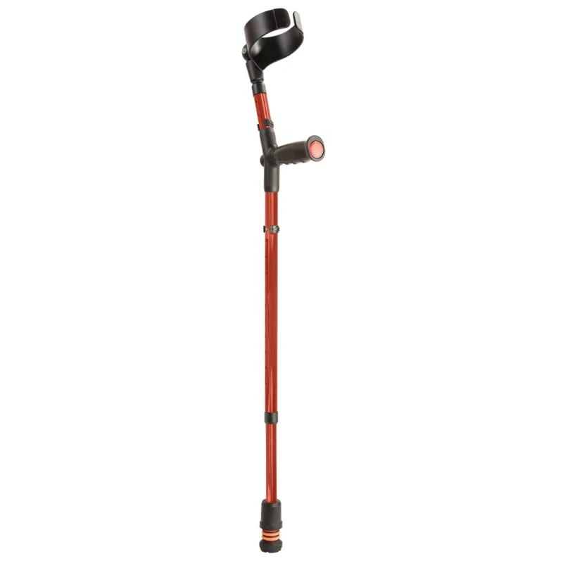 Flexyfoot Standard Soft Grip Handle Closed Cuff Red Crutch 1 Flexyfoot Standard Soft Grip Handle Closed Cuff Red Crutch