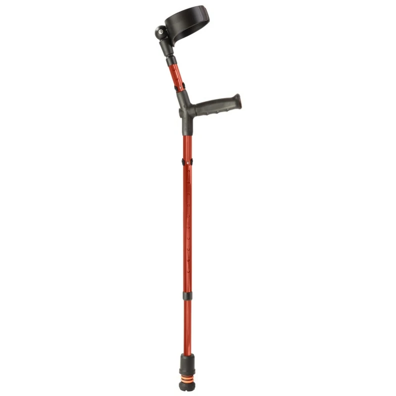 Flexyfoot Standard Soft Grip Handle Closed Cuff Red Crutch 2 Flexyfoot Standard Soft Grip Handle Closed Cuff Red Crutch - Image 2