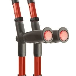 Flexyfoot Standard Soft Grip Handle Closed Cuff Red Crutches (Pair) 5 Flexyfoot Standard Soft Grip Handle Closed Cuff Red Crutches (Pair) -Rehabilitation Exercise Equipment flexyfoot standard soft grip handle closed cuff red crutches pair main2