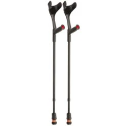 Flexyfoot Standard Soft-Grip Handle Open-Cuff Crutches (Pair)