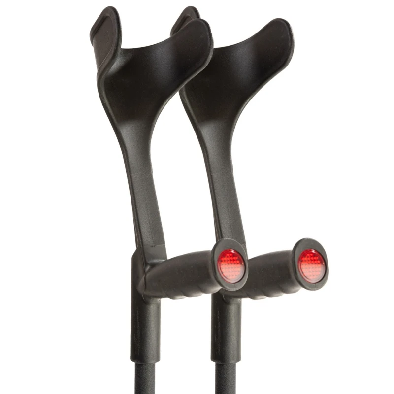 Flexyfoot Standard Soft-Grip Handle Open-Cuff Crutches (Pair) 2 Flexyfoot Standard Soft-Grip Handle Open-Cuff Crutches (Pair) - Image 2