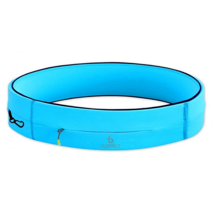 FlipBelt Zipper Aqua Blue Running Storage Belt 1 FlipBelt Zipper Aqua Blue Running Storage Belt