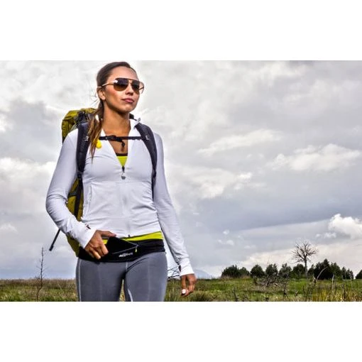 FlipBelt Zipper Aqua Blue Running Storage Belt 3 FlipBelt Zipper Aqua Blue Running Storage Belt - Image 3