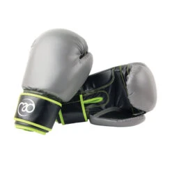 Fitness-Mad Grey PVC Sparring Gloves