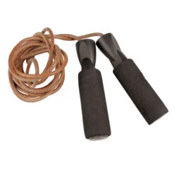 Fitness-Mad Leather Weighted Jump Rope