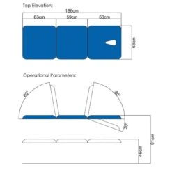 Medi-Plinth Physio+ Electric 3-Section Plinth 7 Medi-Plinth Physio+ Electric 3-Section Plinth -Rehabilitation Exercise Equipment medi plinth electric 3 section physio plinth 13