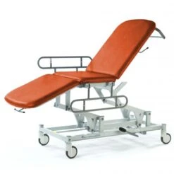Medicare 2-Section Mobile Treatment Couch -Rehabilitation Exercise Equipment medicare 2 section mobile treatment couch red4