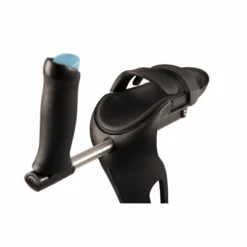 M+D Adjustable Forearm Crutch Cane Alternative (Black) -Rehabilitation Exercise Equipment mobility designed cane alternative single black3