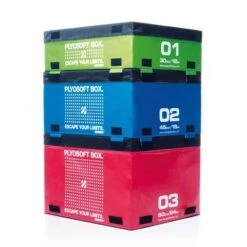 Escape Fitness Plyosoft Plyometric Jump Boxes (Set Of 3)