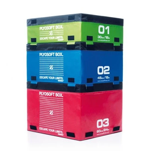 Escape Fitness Plyosoft Plyometric Jump Boxes (Set Of 3) 1 Escape Fitness Plyosoft Plyometric Jump Boxes (Set Of 3)