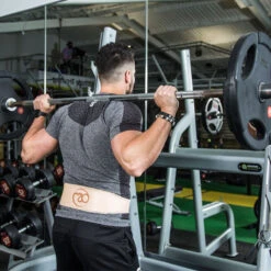 Fitness-Mad Pro Leather Weightlifting Belt -Rehabilitation Exercise Equipment pro leather weightlifting belt 22