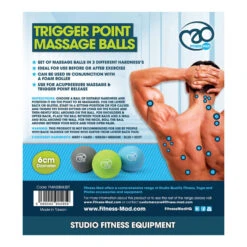 Fitness-Mad Trigger Point Massage Ball (Set Of 3) -Rehabilitation Exercise Equipment trigger point ball 3set 22