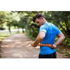 TriggerPoint GRID STK Orange Contoured Foam Roller -Rehabilitation Exercise Equipment triggerpoint grid stk contour2
