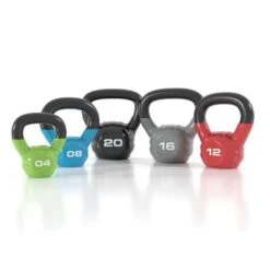 Escape Fitness 8kg Studio Vinyl Kettlebell (Blue)